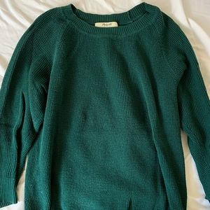 Madewell Forest Green Sweater in XS